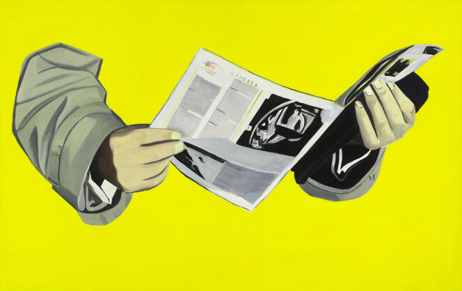 « Le Quotidien » (1964), de Peter Stämpfli, huile sur toile.