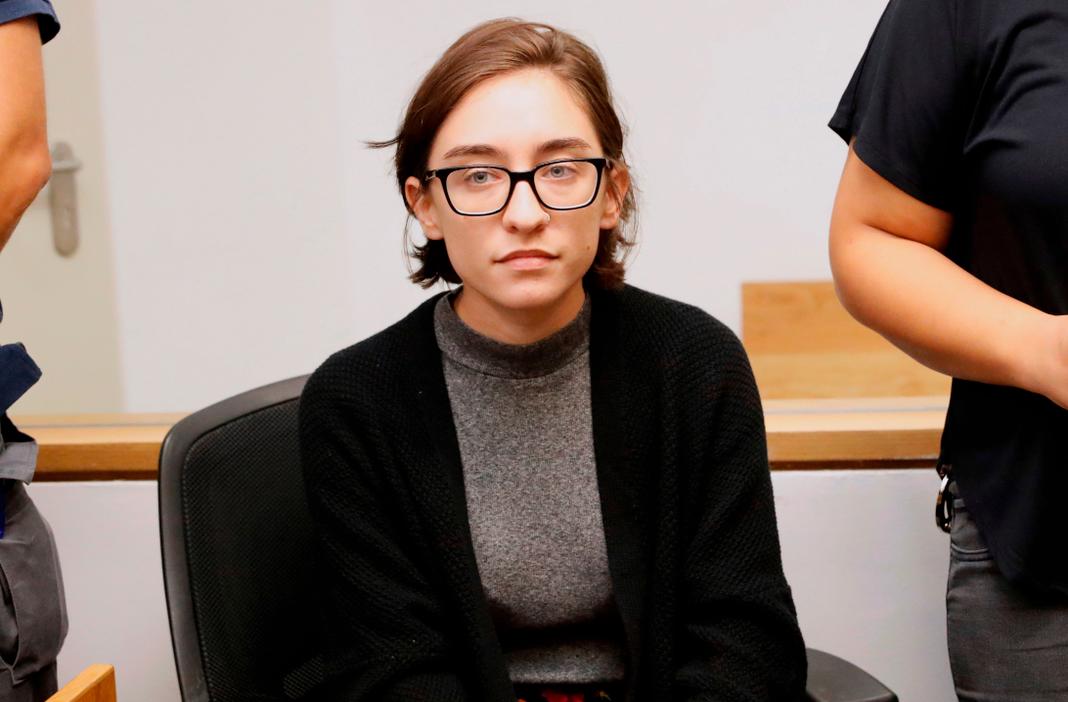 JACK GUEZ / AFP L’étudiante Lara Alqasem comparaît devant le tribunal de Tel-Aviv, le 11 octobre.