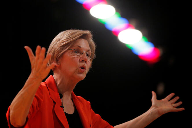 La sénatrice démocrate Elizabeth Warren, à Revere (Massachusetts), en août 2017.