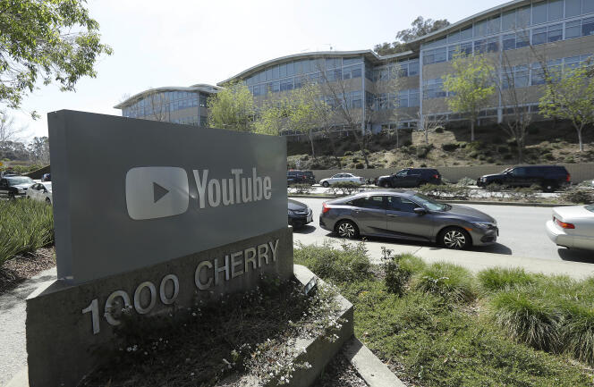 Des bureaux de YouTube, à San Bruno, en Californie.