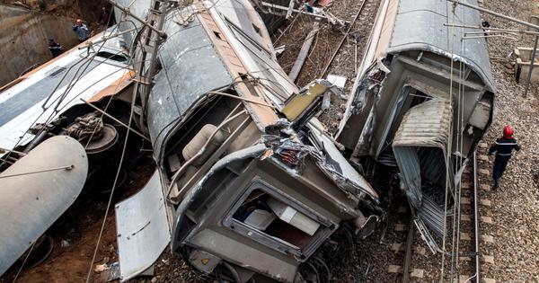 au-maroc-le-déraillement-d’un-train-fait-sept-morts-et-plus-de-80 blessés au-maroc-le-déraillement-d’un-train-fait-sept-morts-et-plus-de-80 blessés