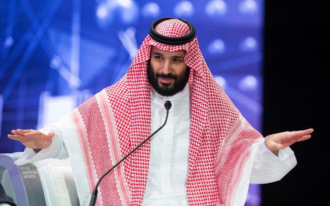 Le prince héritier Mohammed Ben Salman au sommet économique de Riyad, le 24 octobre.