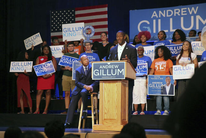 Andrew Gillum, candidat au poste de gouverneur de Floride, le 25 octobre à Miami.