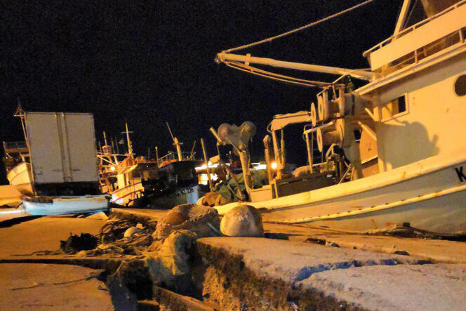 L’épicentre du séisme, de magnitude 6,4, a été enregistré dans la mer Ionienne. Il a provoqué des dégâts, comme ici sur l’île de Zakynthos.