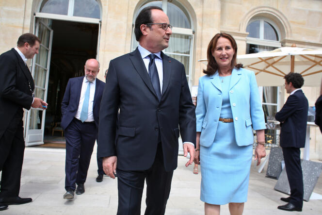 Ségolène Royal et François Hollande, à l’Elysée, en juillet 2016.