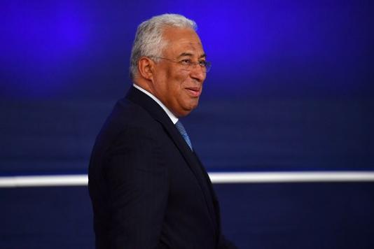 BEN STANSALL / AFP Le premier ministre portugais, Antonio Costa, à Bruxelles le 17 octobre.