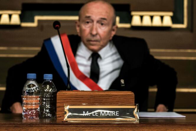 L’ancien ministre de l’intérieur Gérard Collomb a été élu maire de Lyon lors d’un conseil municipal extraordinaire, le 5 novembre.