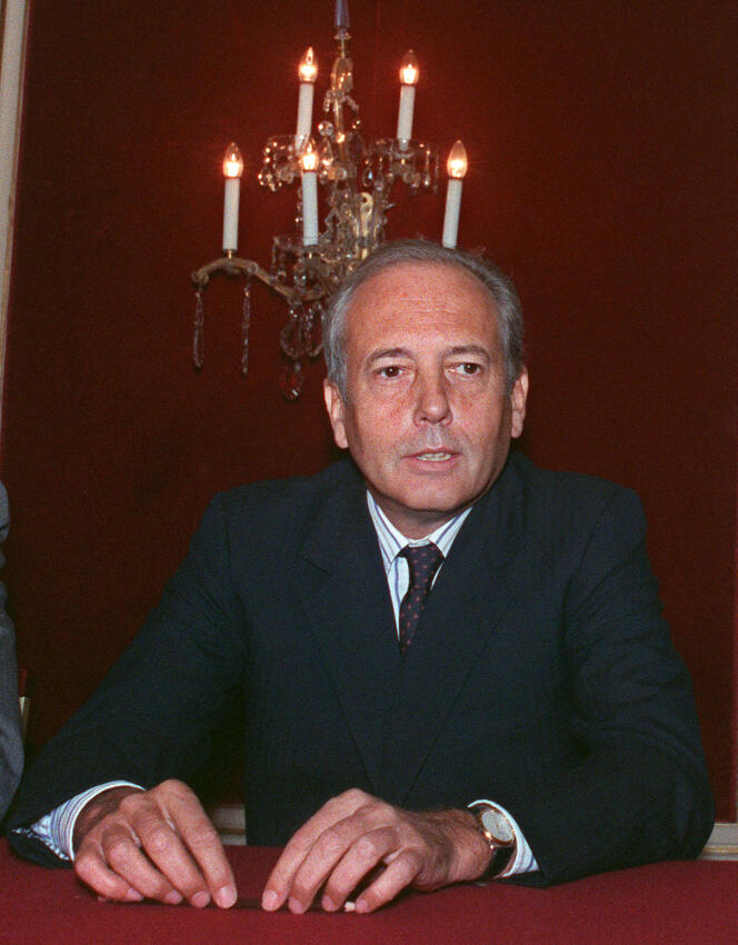 Alain Chevalier, à Paris, le 22 septembre 1988.