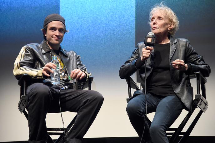 L’acteur Robert Pattinson et la réalisatrice Claire Denis lors de la présentation de « High Life » au Festival du film de New York, le 2 octobre 2018.