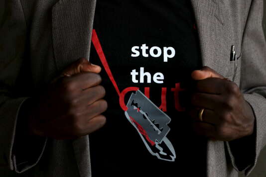 Campagne contre l’excision dans le collège pour jeunes filles d’Imbirikani, au Kenya, en avril 2016.