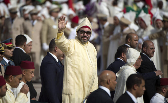 Le roi Mohammed VI à Tétouan, au Maroc, le 31 juillet 2018.