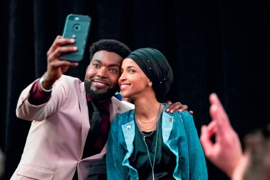 KEREM YUCEL / AFP Ilhan Omar.