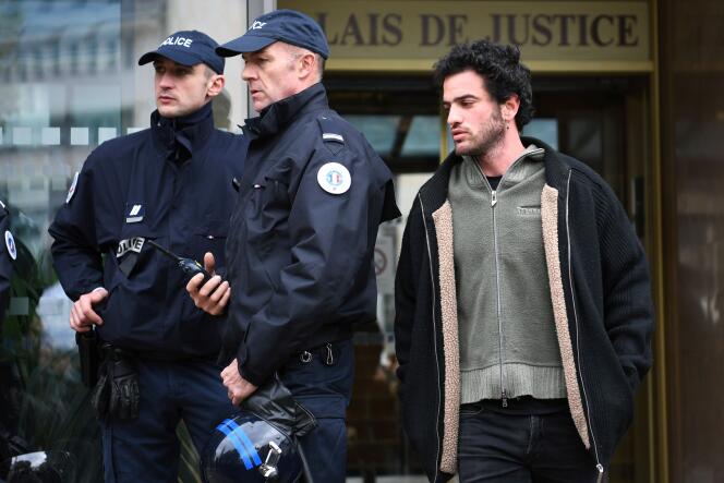 Mathieu Burellier, un des sept accusés.