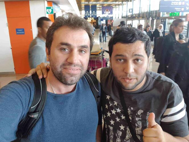 Abdou Semmar et Merouane Boudiab, rédacteur en chef et journaliste du site Algérie Part.