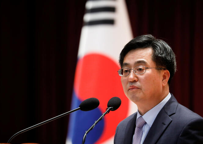 Le ministre des finances sud-coréen limogé, Kim Dong-yeon.