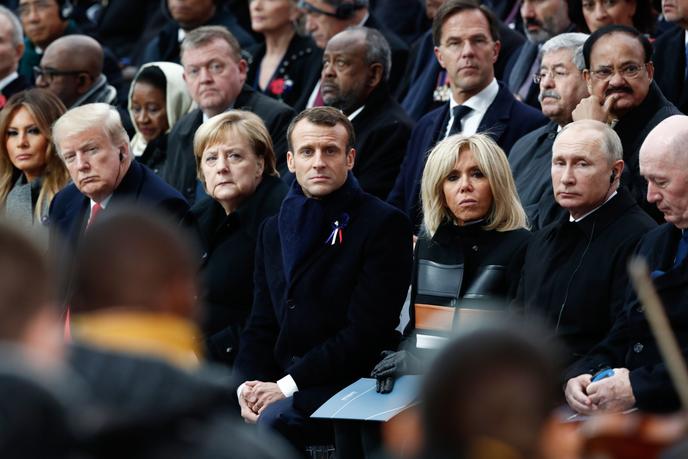 11 Novembre Macron Appelle Ses Homologues A Ne Pas Ceder A La Tentation Du Repli