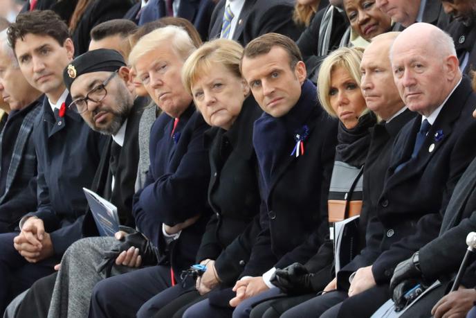 Centenaire 11 Novembre Face A Trump Macron Et Merkel Jouent La Carte De L Unite