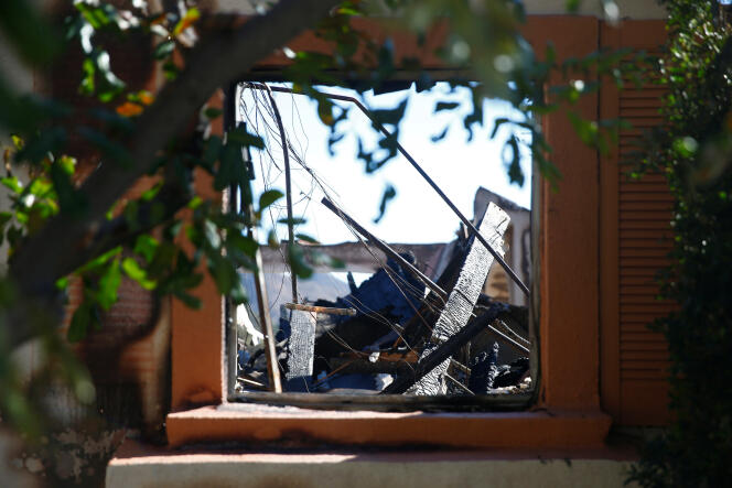 Une maison détruite par le Woolsey Fire à Thousand Oaks, Californie, le 12 novembre.