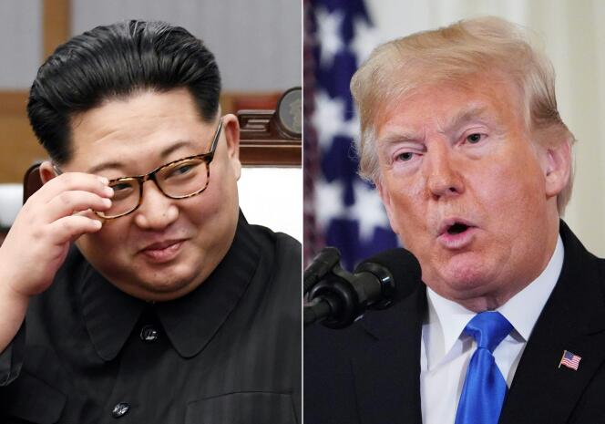 Kim Jong-un et Donald Trump.