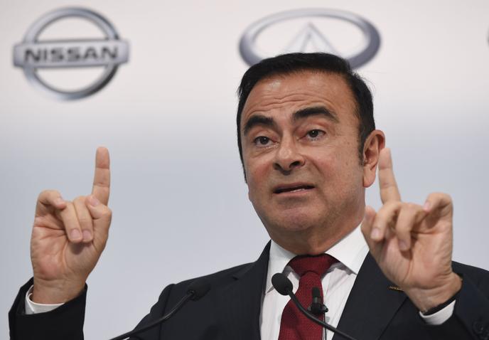 Carlos Ghosn, en mai 2015, à Yokohama, dans le sud de Tokyo.