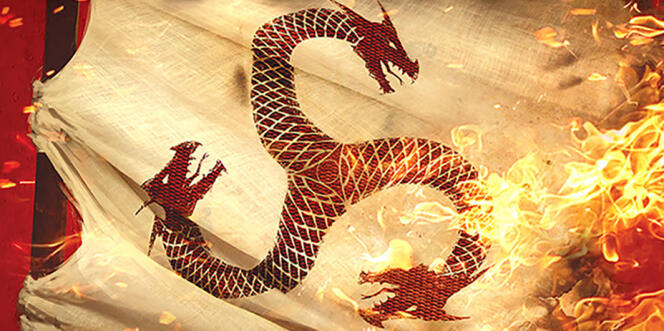 Illustration de couverture de « Feu et sang » (« Fire and Blood » en anglais), nouveau roman de George R. R. Martin, l’auteur de « Game of Thrones ».