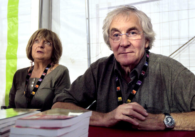 Les sociologues Monique Pinçon-Charlot et Michel Pinçon à la Fête de l'Humanité, le 17 septembre 2011, à La Courneuve.