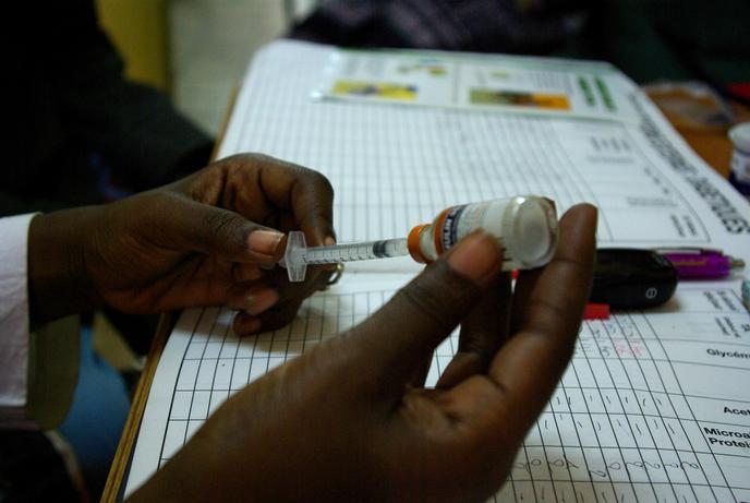 Dans un centre de santé de Bamako.