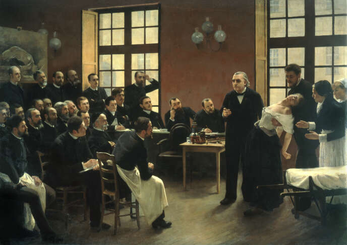 « Une leçon clinique à la Salpêtrière » (1887), d’André Brouillet.
