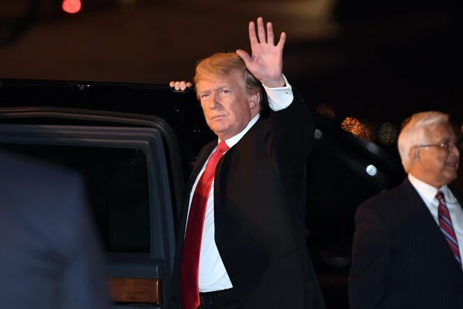 Donald Trump à son arrivée à Buenos Aires jeudi 29 novembre.