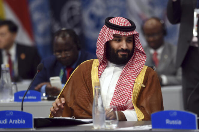 Mohammed Ben Salman, le prince héritier saoudien, le 1er décembre à Buenos Aires, lors du sommet du G20.