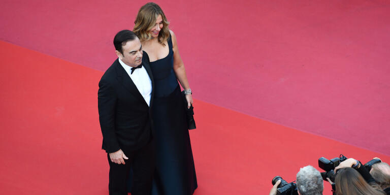 Carlos Ghosn et sa femme Carole - Montée des marches du film « Les Eternels » lors du 71ème Festival International du Film de Cannes. Le 11 mai 2018 
© Borde-Jacovides-Moreau/Bestimage

