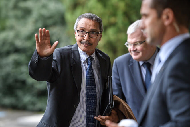 Le chef de la délégation sahraouie, Khatri Addouh, à Genève, le 5 décembre 2018.