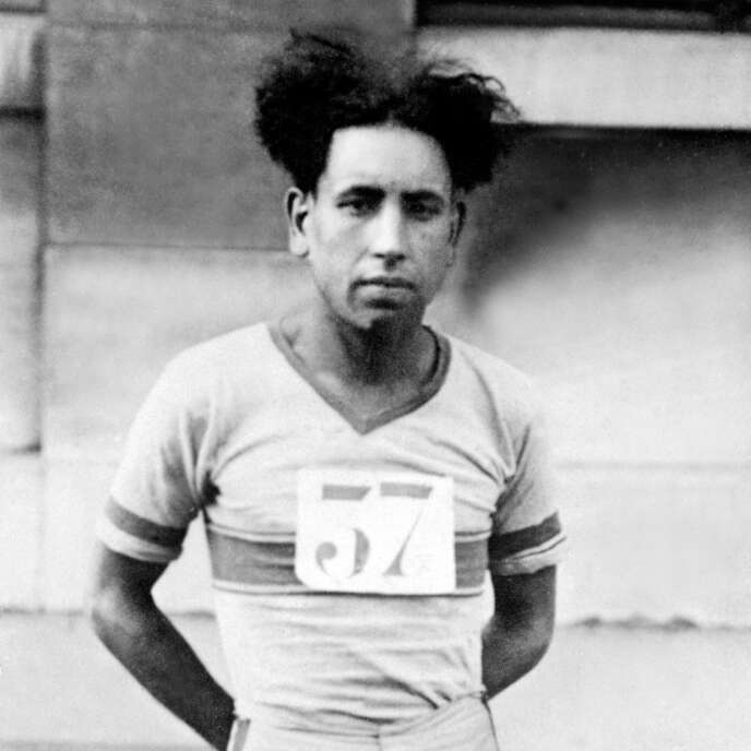 L’athlète français Ahmed Boughera El-Ouafi en 1928.