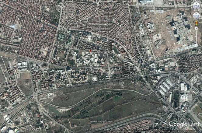 Une installation des services de renseignements turcs (Google Earth)