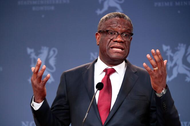 Le Congolais Denis Mukwege, le 11 décembre 2018 à Oslo, en Norvège.