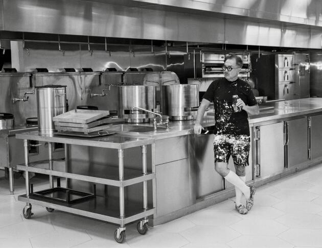 Michael Chow le 28 novembre dans la cuisine de son atelier de Vernon, près de Los Angeles.