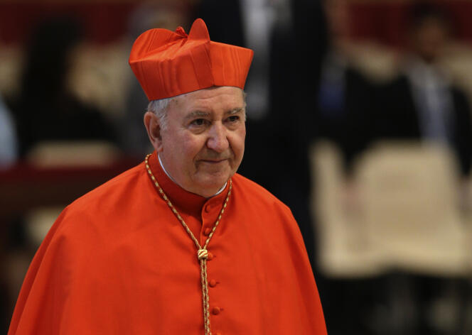 Le cardinal chilien Francisco Javier Errazuriz, au Vatican, en 2013.