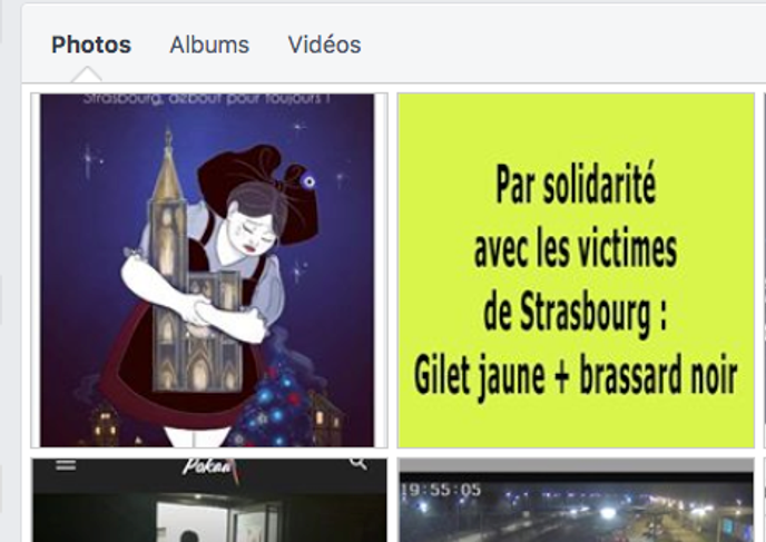 Attentat De Strasbourg Les Gilets Jaunes Sur Facebook