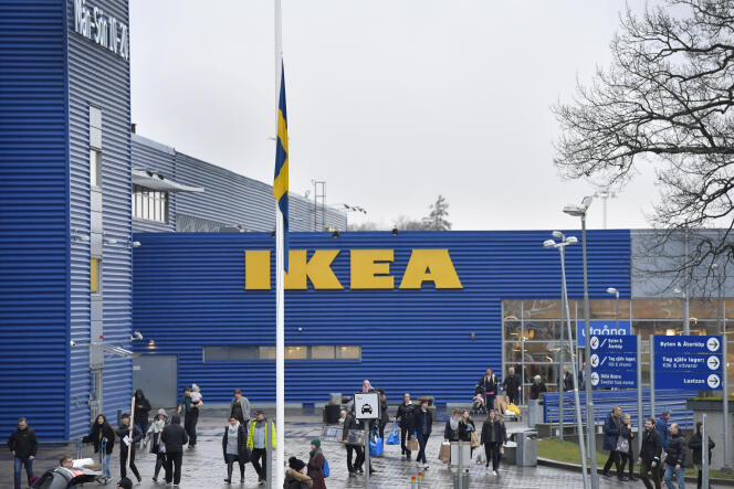 Un magasin Ikea, à Stockholm, en janvier.