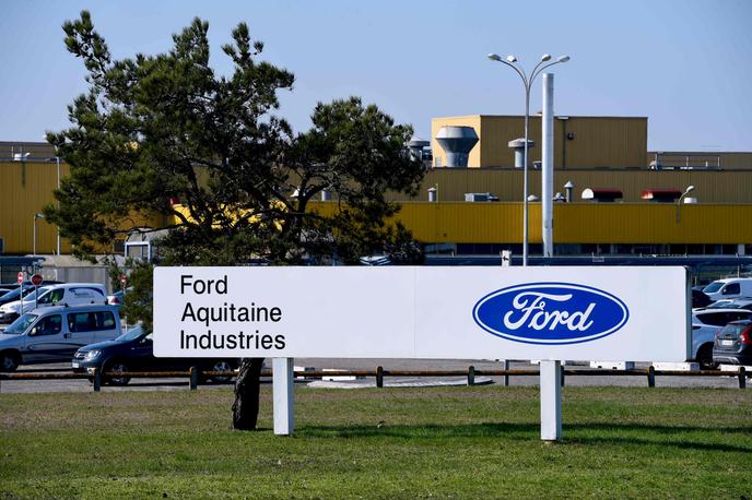 L’entrée de l’usine Ford de Blanquefort, en février 2018.