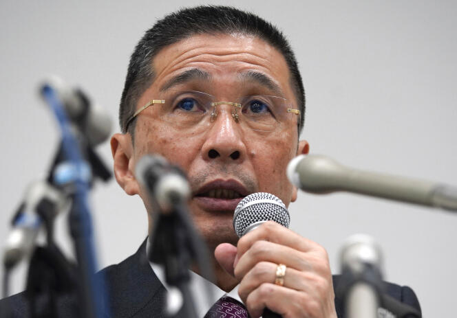 Hiroto Saikawa, directeur général de Nissan, ici le 17 décembre 2018, affirme que « les faits sont graves » et qu’il a lui-même été « choqué ».