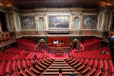La salle du Sénat, à Paris.