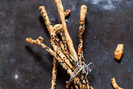 Gressins maison au sésame.