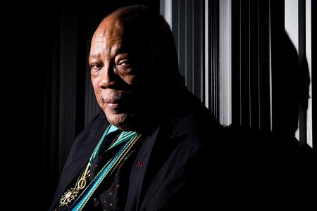 Le musicien et producteur américain Quincy Jones à Paris, en octobre 2014.