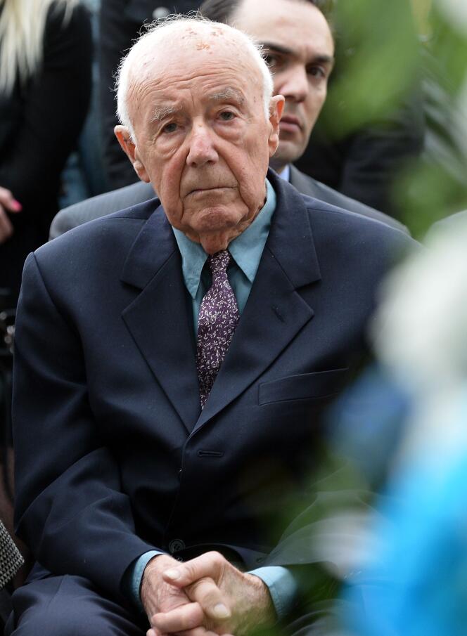 Simcha Rotem, lors d’une commémoration à Varsovie, en avril 2013.