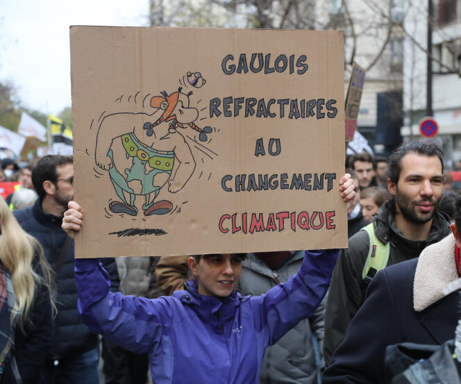 Marche pour le climat à Paris le 8 décembre.