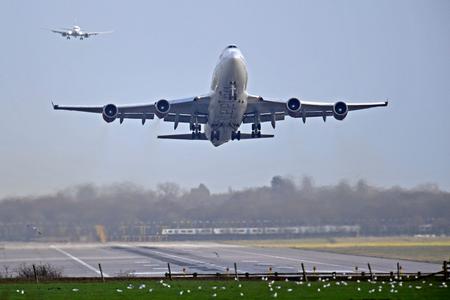 Piste d’atterrissage de l’aéroport de Gatwick, au sud de Londres, le 21 décembre.