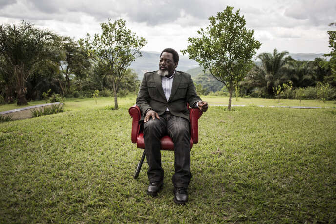 L’ancien président Joseph Kabila, dans sa ferme de Kingakati, près de Kinshasa, en décembre 2018.
