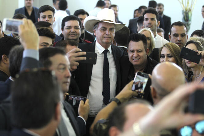Le président élu brésilien, Jair Bolsonaro, à Brasilia, le 11 décembre 2018.