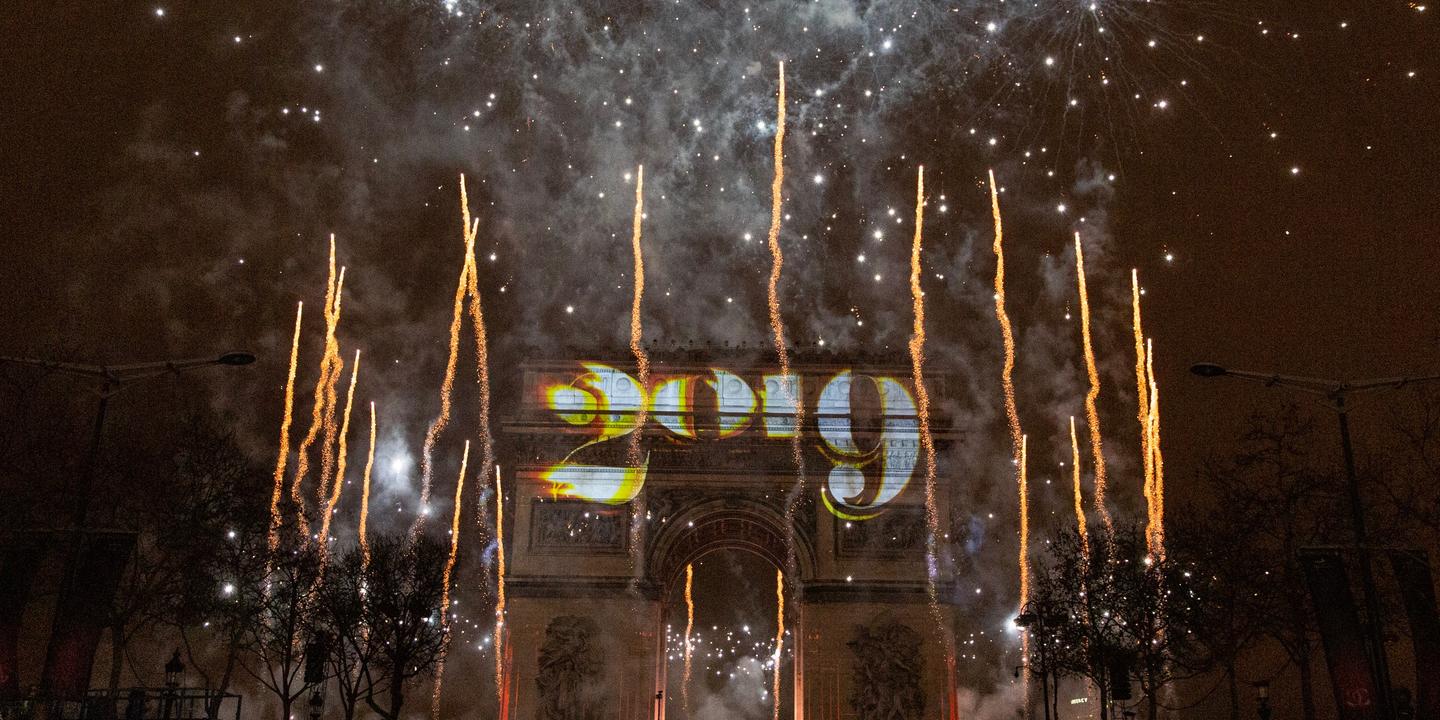 Nouvel An 2019 Les Champs Elysées Des Gilets Jaunes